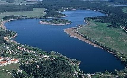 Luftbild vom Feisnecksee