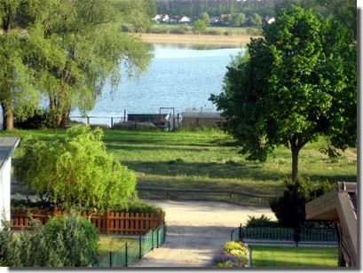 Blick von der Terrasse auf die Feißneck